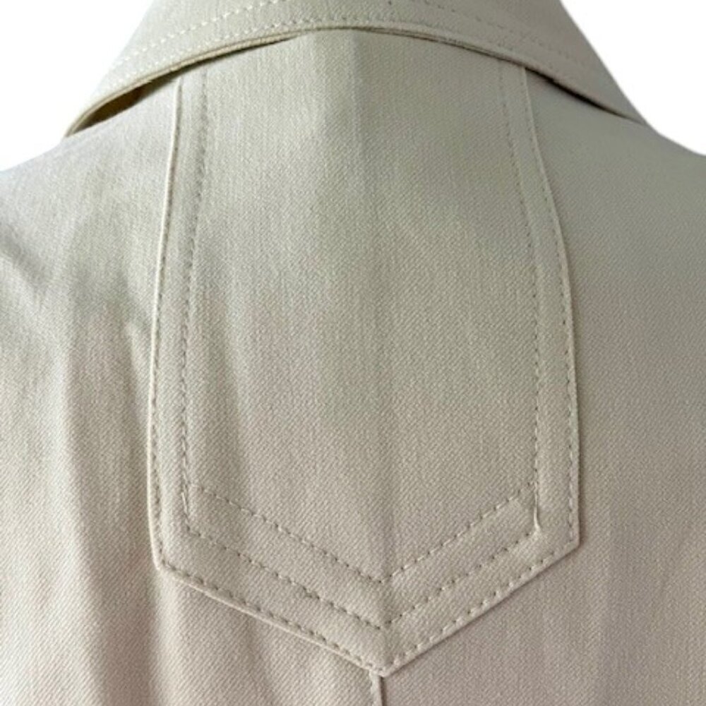 ZARA SRPLS Collection Women Blazer Jacket Belted Off White Bloggers Fav Med NWT - Picture 12 of 16